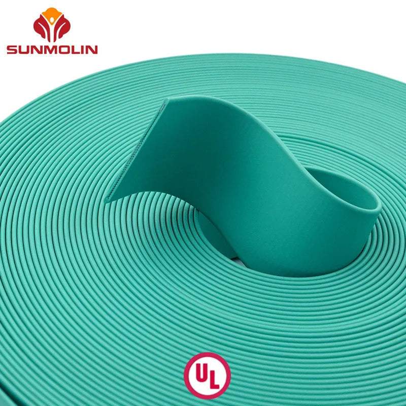 Custom Smooth Matte 25mm Eco-friendly Sustainable Bag Use Easy Clean Abrasion Resistant Waterproof TPU Coated Webbing Green