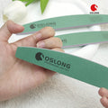 Custom Packaging Double Side Nail File 100/180 Grits Emery Board Manicure File