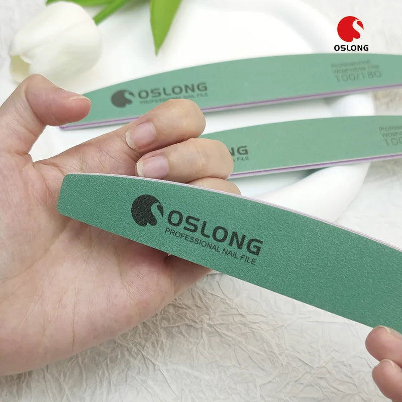 Custom Packaging Double Side Nail File 100/180 Grits Emery Board Manicure File
