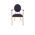 Handmade Modern European Luxury Copper Lounge Chair with Velvet Seat Antique Leisure Armrest for Dining Room or Living Room