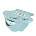 C94 7 in 1 Fruit Slicer Grater Shredders Household Multifunctional Vegetable Cutter Kitchen Accessories Drain Basket Slicers