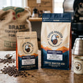 AT PACK Coffee Roaster Custom Coffee Bags Eco Fondo Plano 250 Grs Embalaje De Bolsas Para Empaque De Cafe 500 Gr Con Valvula MegaBDM
