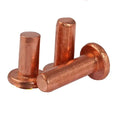 Manufacturer Purple Copper Rivets Dome/Round Head Solid Rivets M1.5 M2~M8 Copper Rivet Screws
