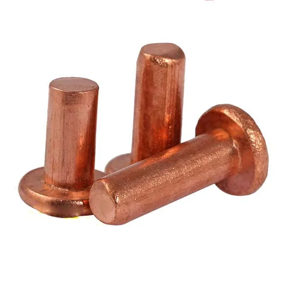 Manufacturer Purple Copper Rivets Dome/Round Head Solid Rivets M1.5 M2~M8 Copper Rivet Screws