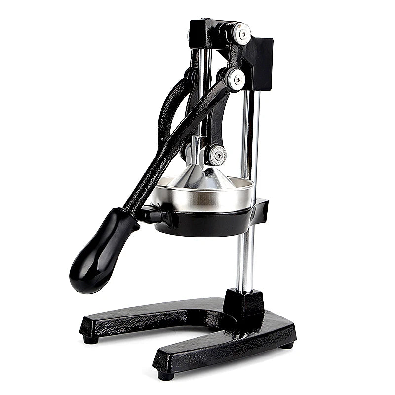 Cast Iron Citrus Juicer Extra-Large Manual Hand Press Heavy Duty Countertop Squeezer for Fresh Orange Juice