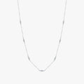 925 Sterling Silver Dainty Simple Sparkling CZ Choker Necklace Short Charm Necklaces Fashion Jewelry for Women Accessories