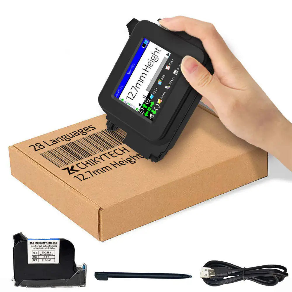 Factory Price Portable Mini Handheld Inkjet Printer Date Picture QR Code Bar Code Coding Machine Bag Printing Machine
