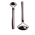 HZ Custom Logo Eye Guasha Skincare Tool Colorful Zinc Alloy Eye Makeup Cosmetic Spatula Wholesale Metal Eye Cream Gua Sha Spoon