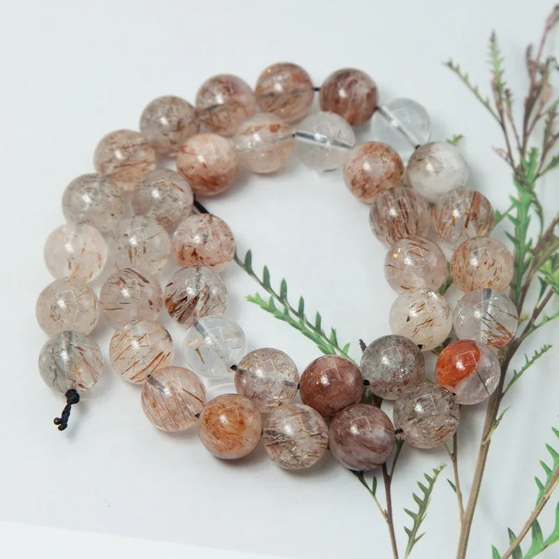 Natural Crystals Healing Stones Super Seven Quartz Loose Gemstones for Jewelry Making Beaded Bracelets Necklace