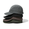 Solid Color Outdoor 5 Panel Hat Custom logo Camping Sports Net Breathable Cap Baseball