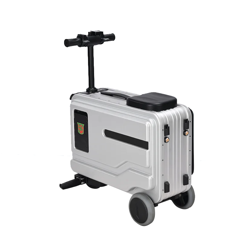 Aliotop Modern Unisex Waterproof Cycling Trolley Case Portable Light Weight Universal Wheel Skateboard Suitcase Aluminum Frame