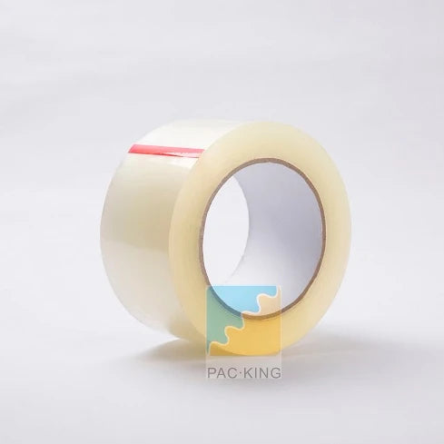 60mm Jumbo Rolls BOPP Tape Single Sided Fragile Easy Tear Colored Acrylic for Carton Sealing Low Noise Printed Box Packing