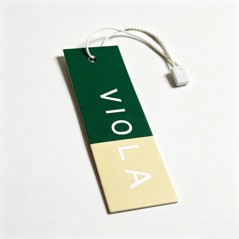 High Quality Luxury Clothing Hang Tags Printed Paper String Style Price Tags With Customizable Accessories