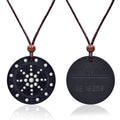 Super Star Quantum Stainless Steel Necklace with Volcanic Stone Ore Fashionable Energy Pendant for Children Pendants & Charms