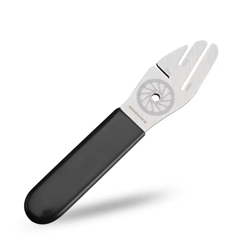 RIDERACE  Brake Rotor Alignment Truing Tool Stainless Steel Rubber Handle Bike Disc Flattening Calibration Wrench Repair Tool