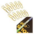 Hot Sale Multi Function Metal Pen Holder ClipsBookmarks for Notebooks Paper Clip Stationery Tool