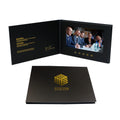 Wholesale Huihong HH-4011 Multi-Screen Paper Greeting Card Business Black Bronzing Handmade Advertising Player Gift Birthday LCD