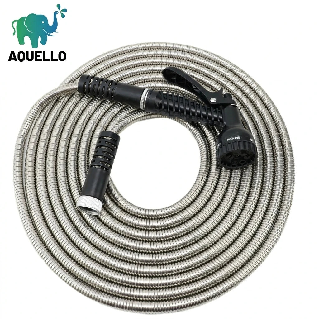 Low Price 304 Stainless Steel Rustproof Age-Resistant Water Pipe Garden Designers Recommend Stainless Steel Garden Hose