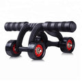 Hot Wholesale Selling  Sports Roller Strength Muscle Training Roller 4 in 1 Professional Exercise Power  ab 4 Wheels