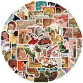 50PCS USA retro nostalgic classic TV advertising poster vintage sticker