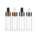 High Quality Glass Dropper Bottles for Essential Oil & Skin Care Cream Customizable Cosmetic Packaging (5ml-50ml)