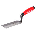 Goldblatt Professional Industrial Grade 6in. X 2in. Margin Trowel One Piece Drop Forged Blade with Soft Handle Masonry Tools