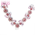 Fashion Rhinestone Glass Shoe Sandal Jewelry Shoe Chain Accessories for Flip Flop Accessories Women Sandals