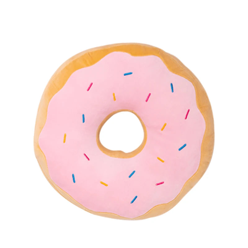 Super Soft Stuffed Donut Cushion Plushie Cuddly Plush Donut Pillow Adorable Chocolate Donut Plush Toys