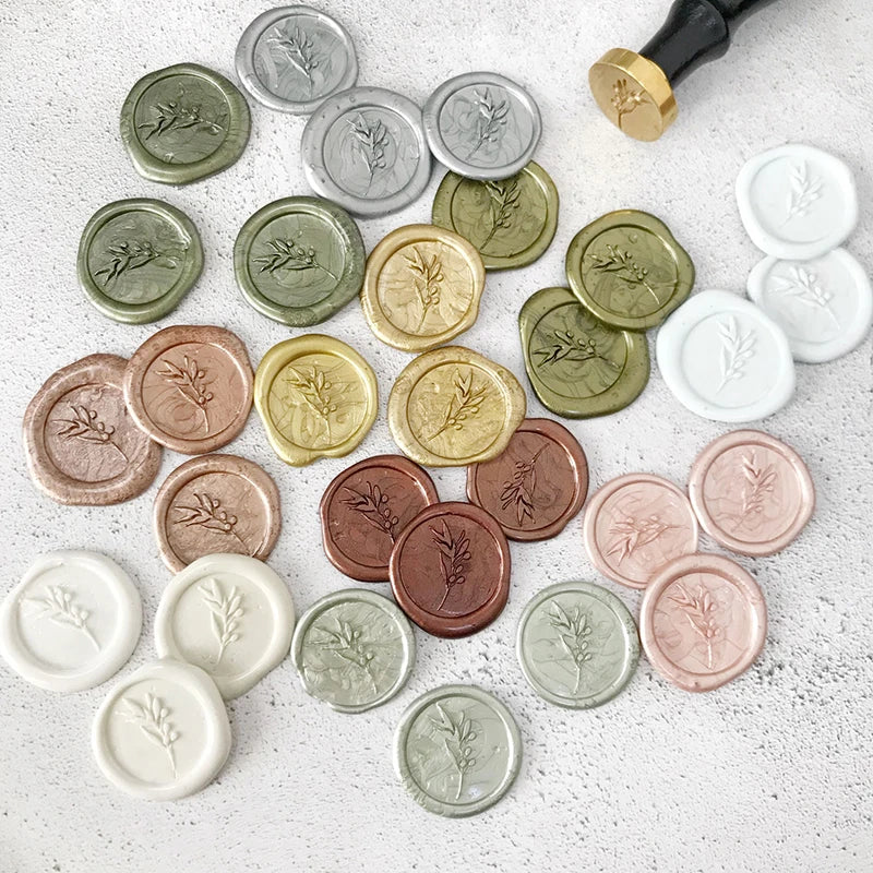 Custom Logo Self Adhesive Wax Seal Stickers