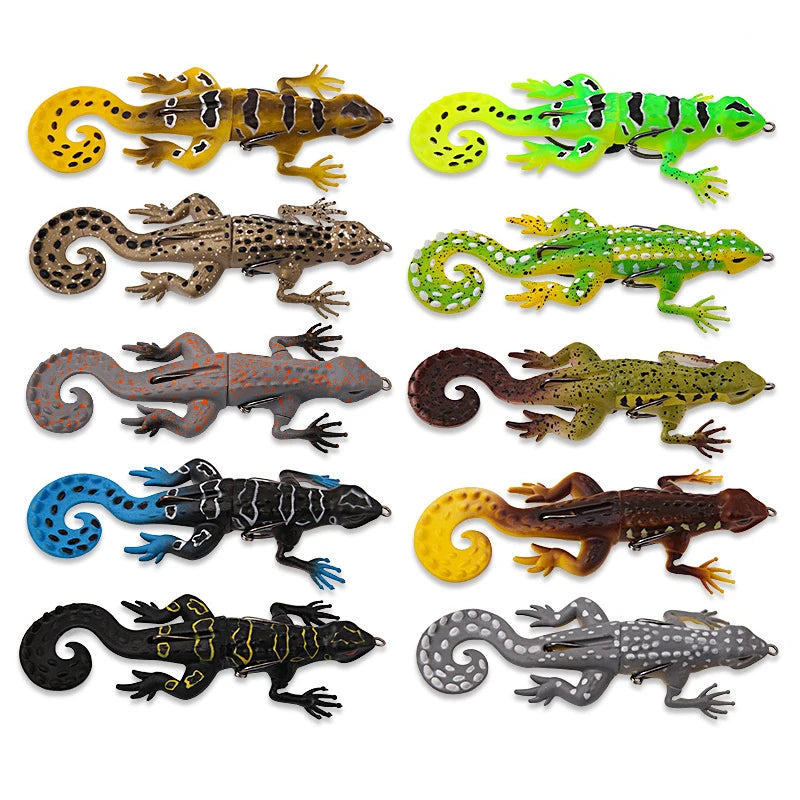 WEIHE 13.5cm 21g 10colors Artificial Gecco Soft Bait Bionic Rubber Fishing Lure