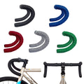 2 Pieces Set Waterproof Honeycomb Anti-vibration Black Blue Silicone EVA Foam Soft Racing Cycling Bicycle Handlebar Grip Tape