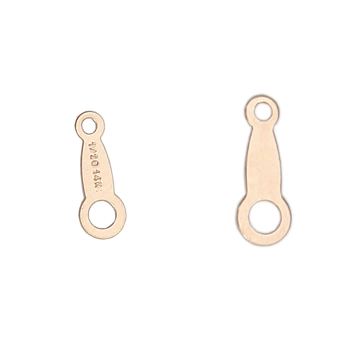 Beadsnice 14K Gold Filled ChainTag Blank Jewelry Making  4.5X3.5mm  Four Style for Choose Wholesale  ID 40035