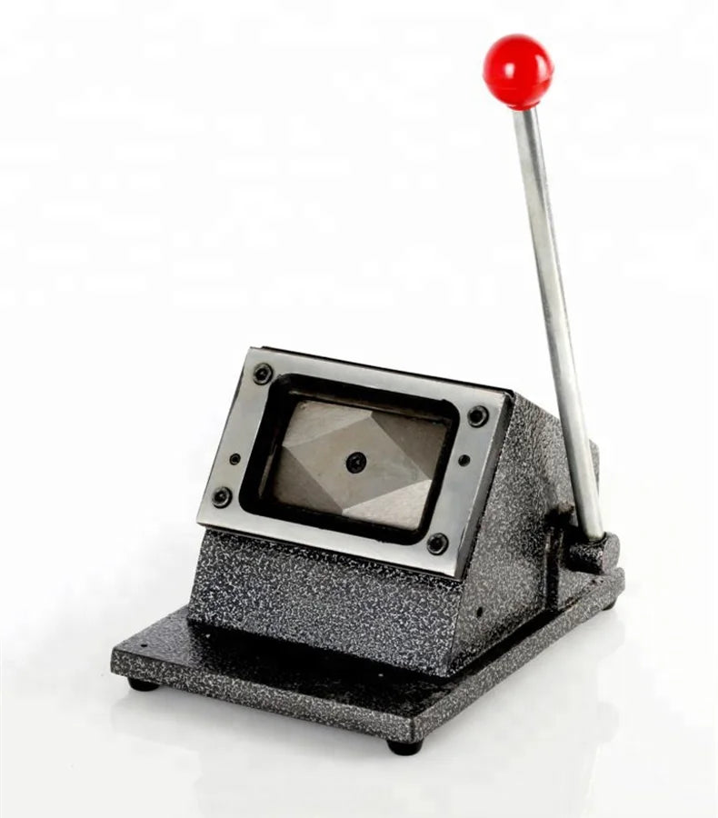 85.5*54mm PVC ID Card Die Cutter Machine With Round Corners