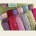 6cm Wide Water Soluble Embroidery Lace Fabric Diy Clothes Upholstery Home Textile Decorative Colored French Polyester Lace Trim