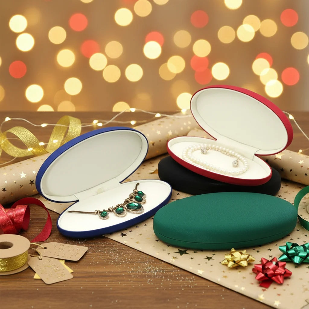 Tongxing Oval Shell Pearl Shape Luxury Jewelry Box Set Custom Logo Ring Earring Pendant Bracelet Shell Shape Jewelry Box