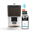 WIFI Camera 6L Tuya APP Control Pet Food Dispenser Pet Automatic Feeder with Stainless Steel Bowl