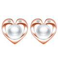 Jewelry Gift Small Western Fashion Sterling Silver 925 Earrings Stud Freshwater Pearl Earrings