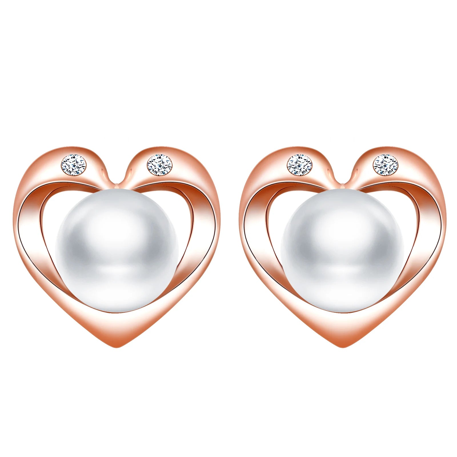 Jewelry Gift Small Western Fashion Sterling Silver 925 Earrings Stud Freshwater Pearl Earrings