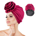Wholesale Custom Logo Hair Accessories Double Layers Cancer Turban Ha Headscarf Braid Polyester Turbans for Women