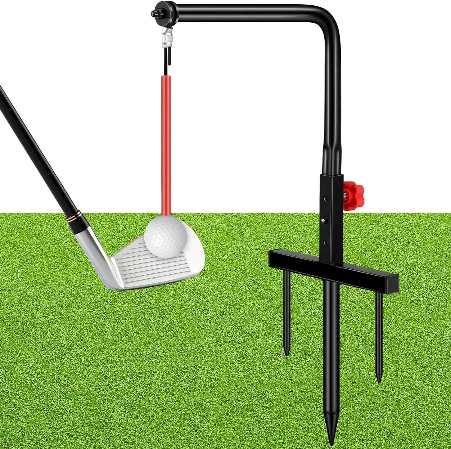 Orange Whip Golf Swing Trainer Club Champ Swing Groover for Indoor Outdoor Use