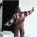 Custom Logo Hoodies and Sweat Pants Jogger Set Womanwomen Tracksuit 2 Two Piece Set Sweatpants and Hoodie Setwomen Hoodies