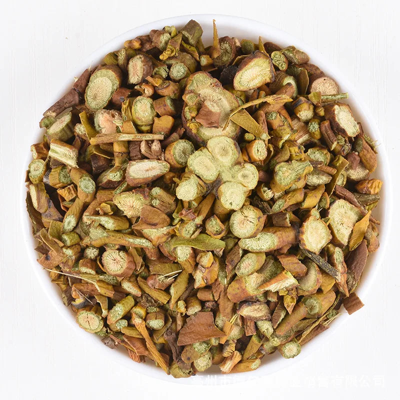 Hu Ji Sheng Chinese Herb Natural Pure Sliced Colored Mistletoe Herb Viscum Coloratum Plants Twigs Leaf  for Sale