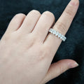 Starsgem Custom Made Jewelry Oval Brilliant Cut 3x5mm Moissanite Engagement Wedding Band Ring