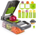 Mini Vegetable Cutter Hand Vegetable Slicer and Chopper Durable 12 in 1 Multifunctional Manual Vegetable Chopper Food Chopper