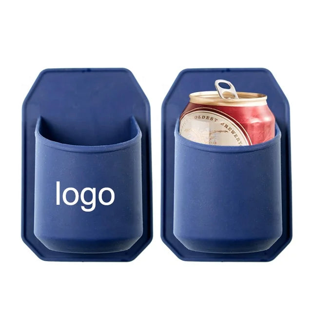 Portable Silicone Shower Drink Cup Holder Silicone Bathroom Shower Beer Holder Rack Shower Caddy Beer Accessories Waterproof