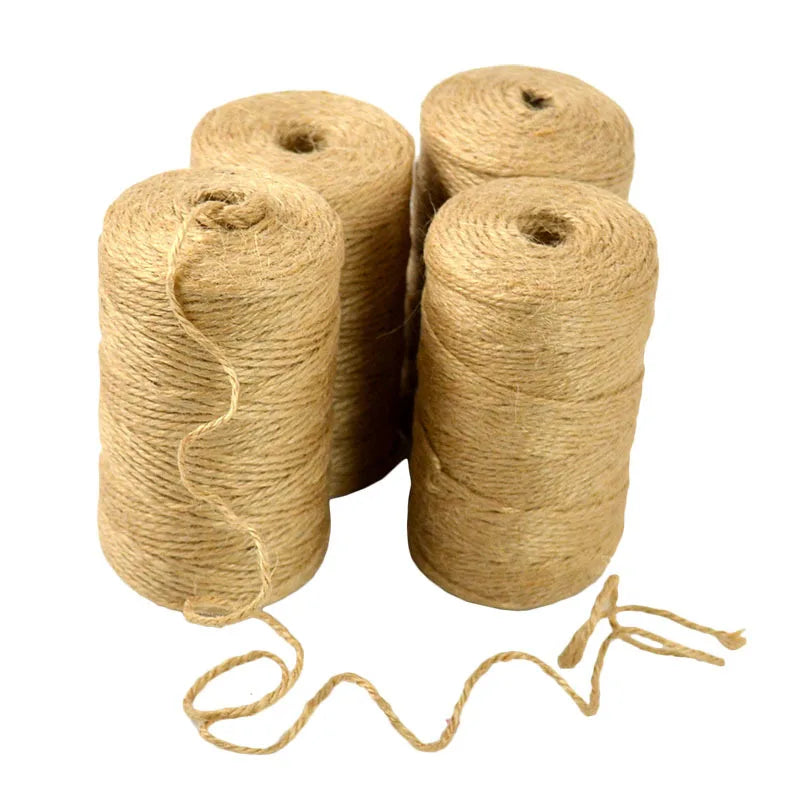2mm Natural Raw Hemp Cord Rope on Roll