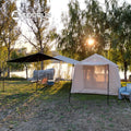 Tourus 12ãŽ¡ Ten with a 16ãŽ¡ Canopy New Design Large Inflatable Tent for Sale