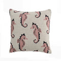 HM Cute Seahorse Home Decor 100% Cotton Knitted Throw Pillow Cover Cotton Cushion Cover Wholesale Custom