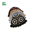 ALLCH  Crochet  Vintage Floral Knitted Fisherman Bucket Hat