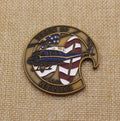 Factory Custom 3D Antique Gold Bottle Opener Souvenir Coin Helicopter Challenge Coin